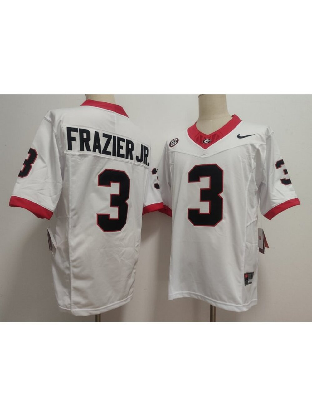 Nate Frazier Jr Stitched Jersey Vapor White